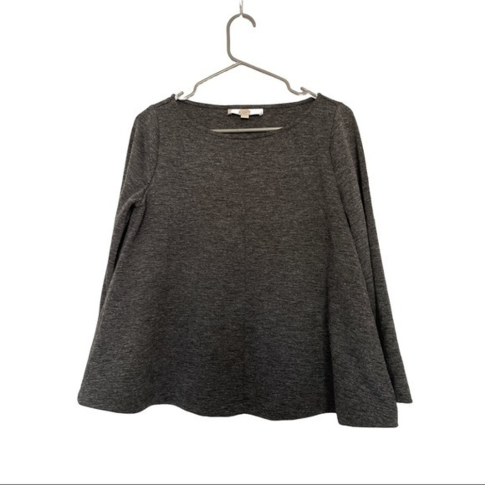 Ann Taylor Gray Blouse Sz Small #7551